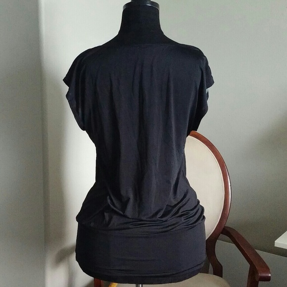 Black Floral Blouse - Picture 5 of 6